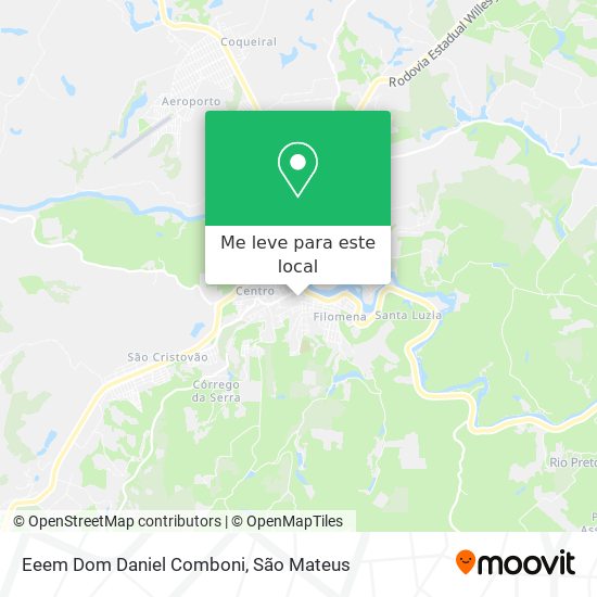 Eeem Dom Daniel Comboni mapa