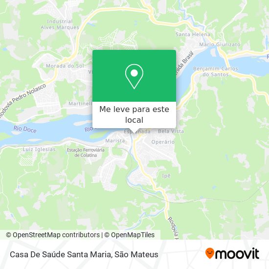 Casa De Saúde Santa Maria mapa