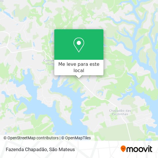 Fazenda Chapadão mapa