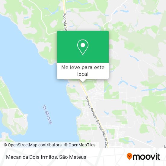 Mecanica Dois Irmãos mapa