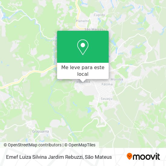 Emef Luiza Silvina Jardim Rebuzzi mapa