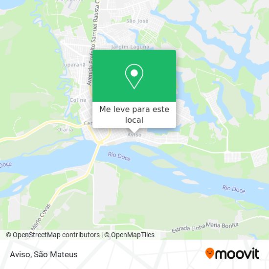 Aviso mapa