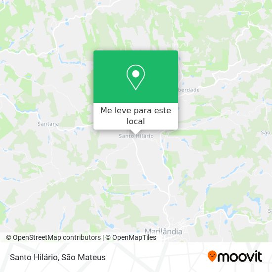 Santo Hilário mapa