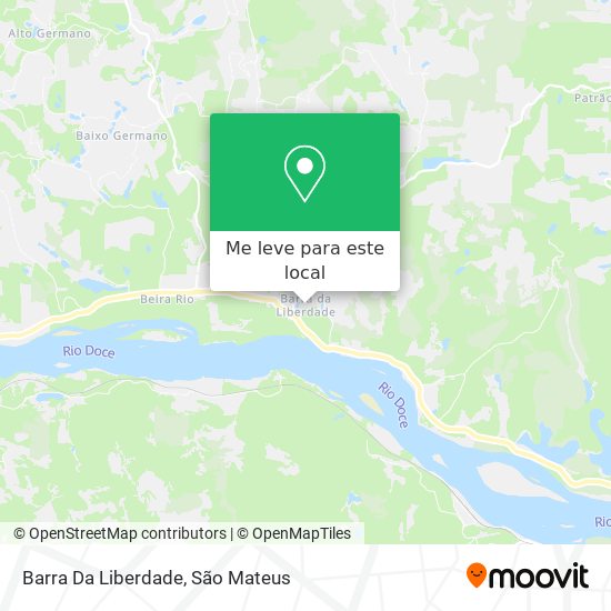 Barra Da Liberdade mapa