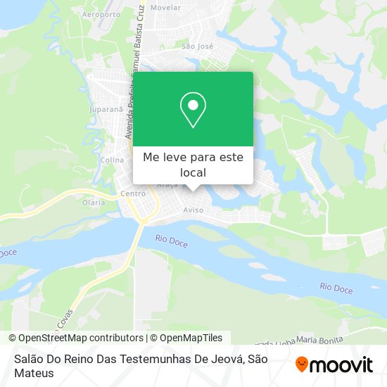 Salão Do Reino Das Testemunhas De Jeová mapa