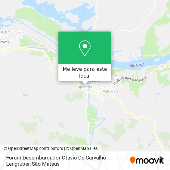 Fórum Desembargador Otávio De Carvalho Lengruber mapa