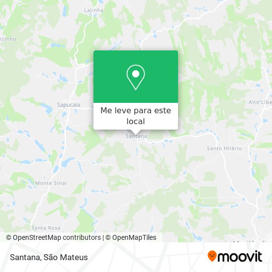 Santana mapa