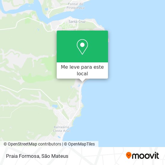 Praia Formosa mapa