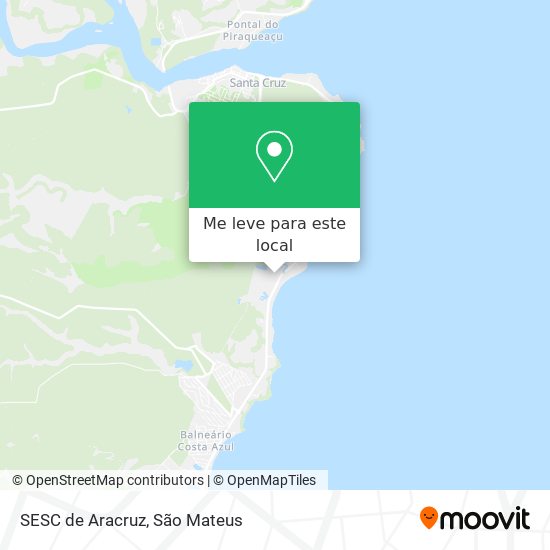 SESC de Aracruz mapa