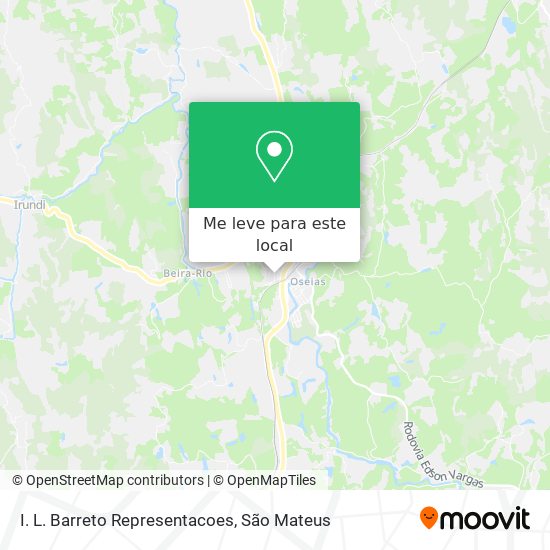 I. L. Barreto Representacoes mapa