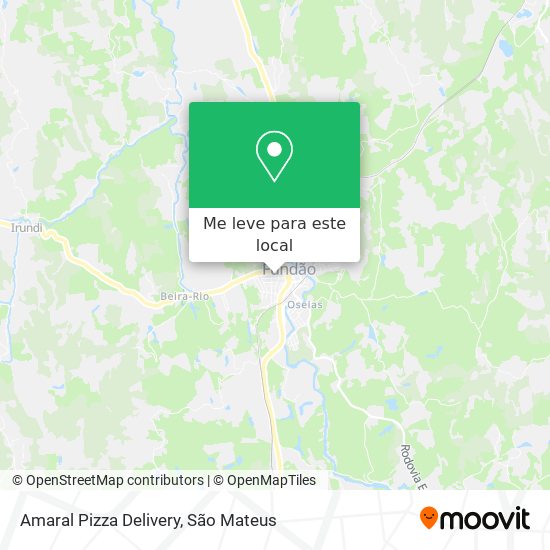 Amaral Pizza Delivery mapa