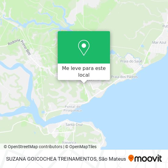 SUZANA GOICOCHEA TREINAMENTOS mapa
