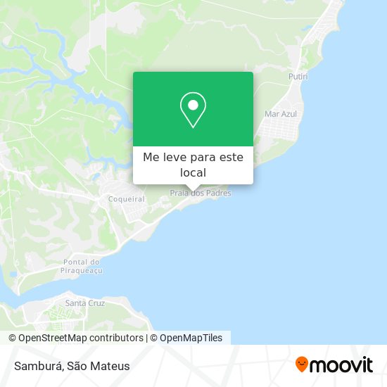 Samburá mapa