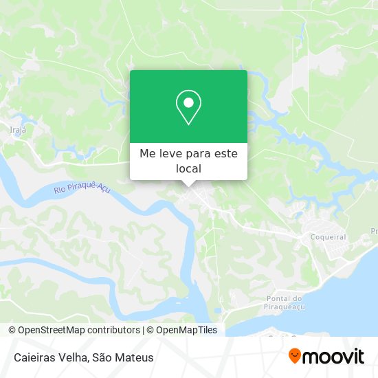 Caieiras Velha mapa