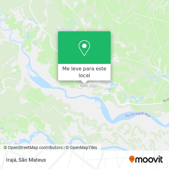 Irajá mapa