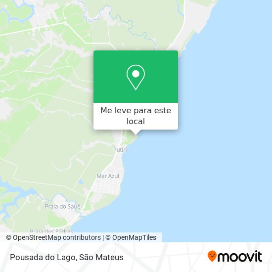 Pousada do Lago mapa