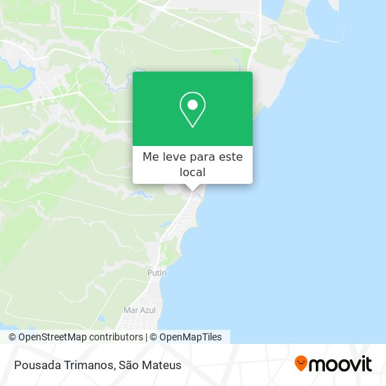 Pousada Trimanos mapa