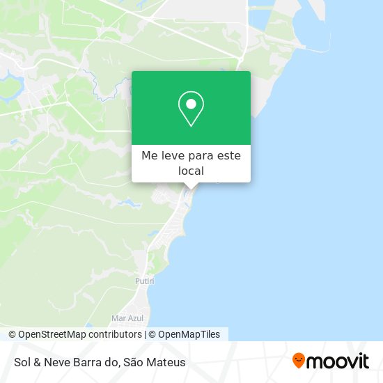 Sol & Neve Barra do mapa