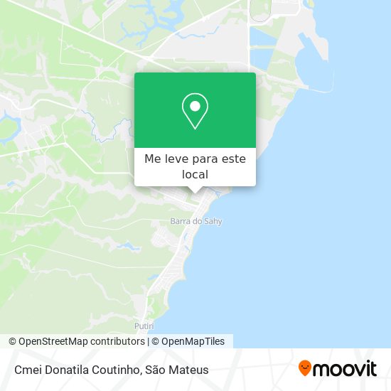 Cmei Donatila Coutinho mapa