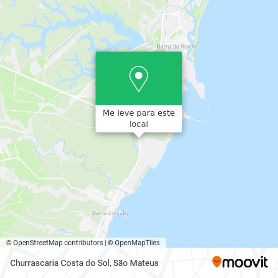 Churrascaria Costa do Sol mapa