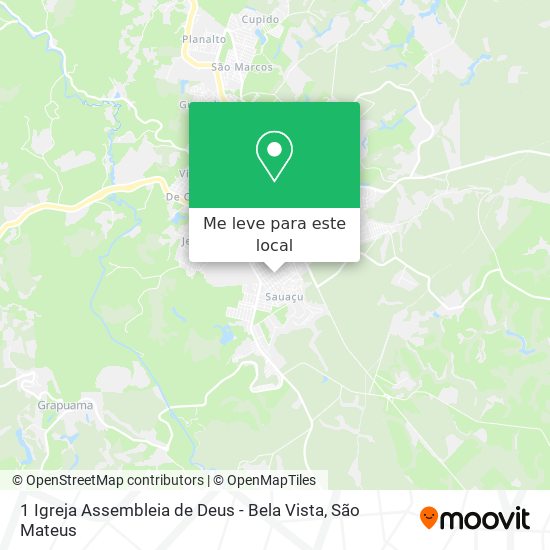 1 Igreja Assembleia de Deus - Bela Vista mapa