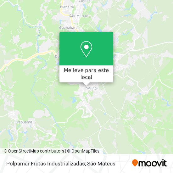 Polpamar Frutas Industrializadas mapa