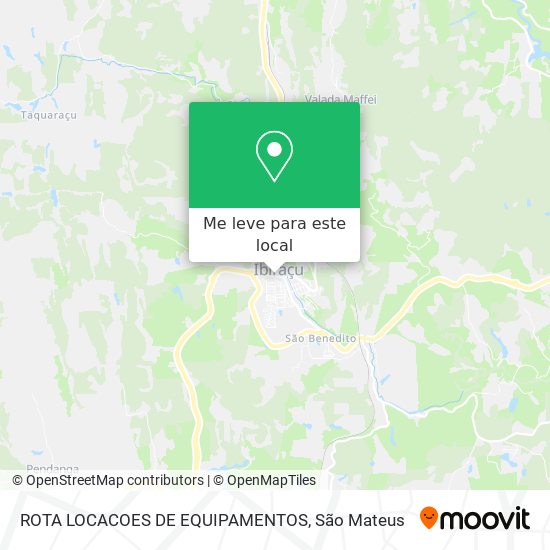 ROTA LOCACOES DE EQUIPAMENTOS mapa