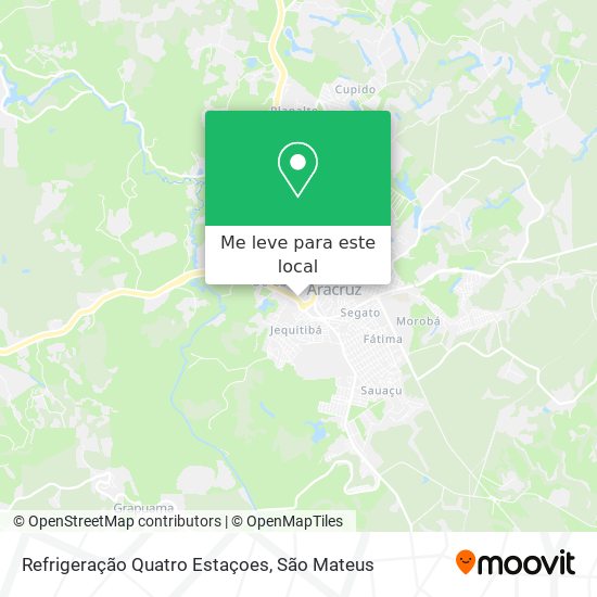 Refrigeração Quatro Estaçoes mapa