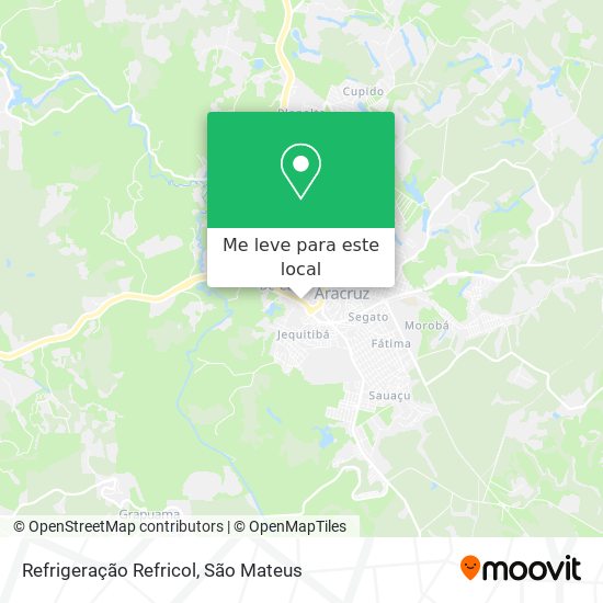 Refrigeração Refricol mapa
