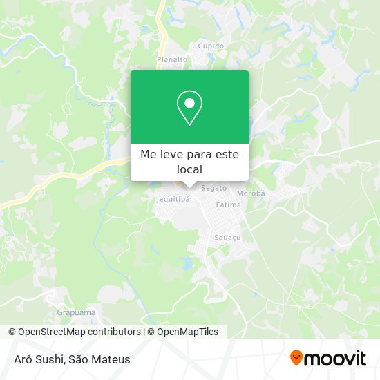 Arô Sushi mapa