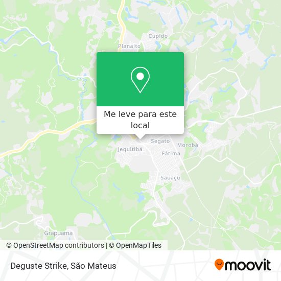 Deguste Strike mapa