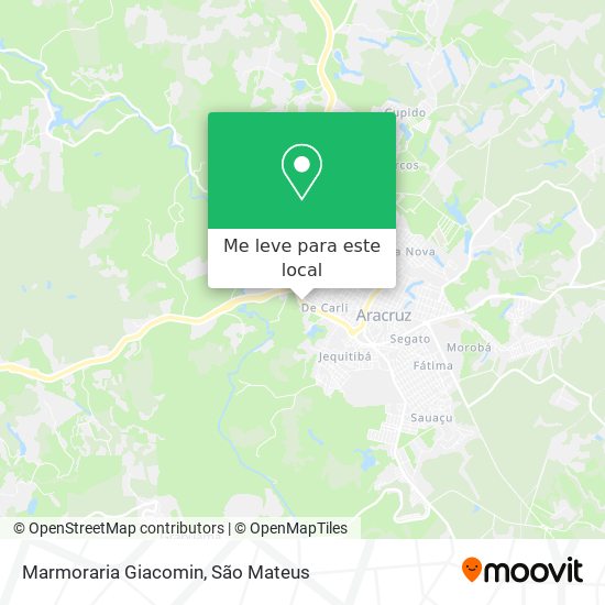 Marmoraria Giacomin mapa