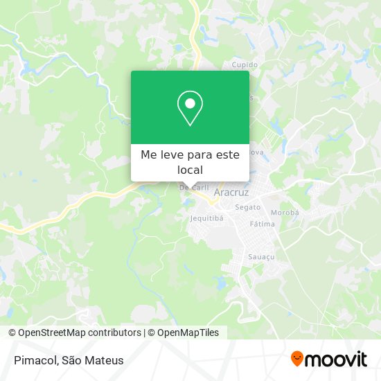 Pimacol mapa