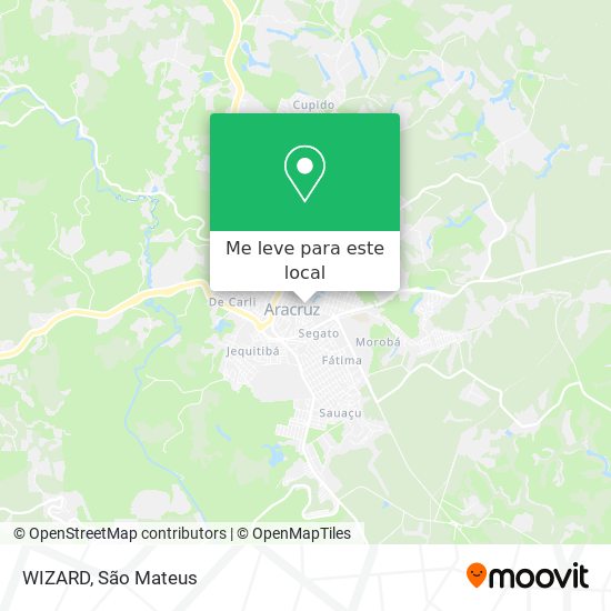 WIZARD mapa