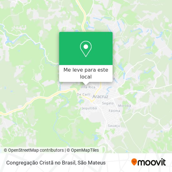 Congregação Cristã no Brasil mapa