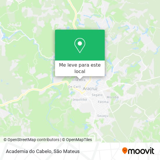 Academia do Cabelo mapa