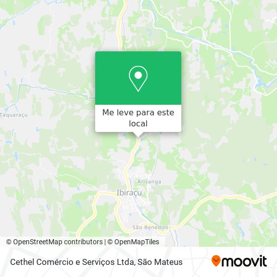 Cethel Comércio e Serviços Ltda mapa