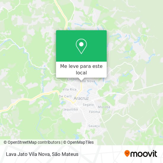 Lava Jato Vila Nova mapa