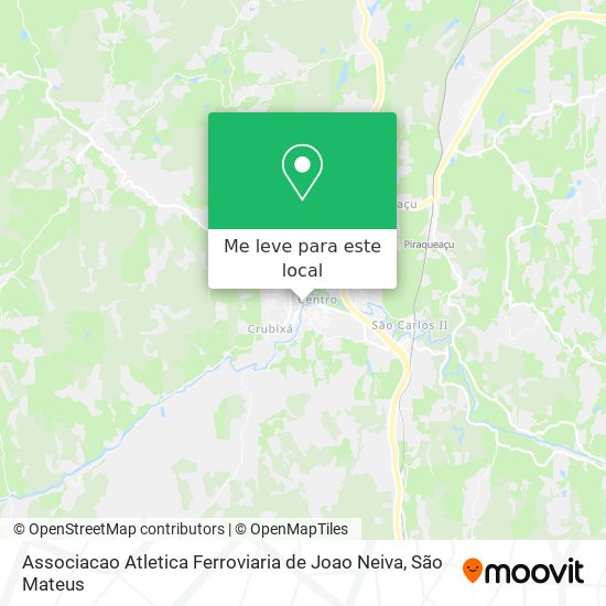 Associacao Atletica Ferroviaria de Joao Neiva mapa