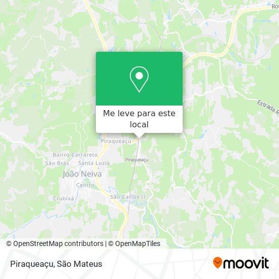Piraqueaçu mapa