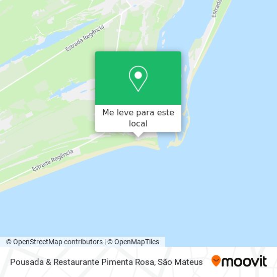 Pousada & Restaurante Pimenta Rosa mapa