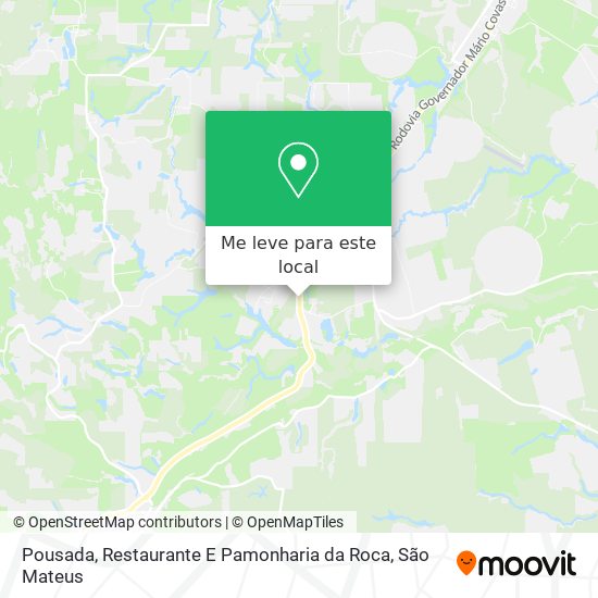 Pousada, Restaurante E Pamonharia da Roca mapa