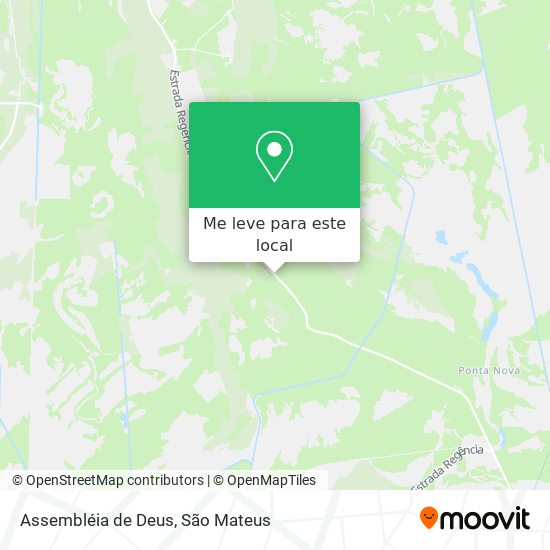 Assembléia de Deus mapa