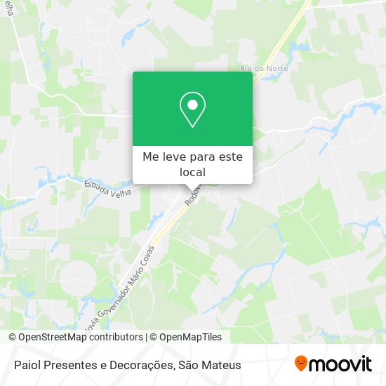 Paiol Presentes e Decorações mapa