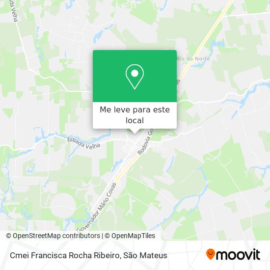 Cmei Francisca Rocha Ribeiro mapa