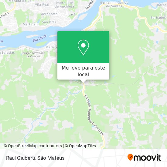 Raul Giuberti mapa