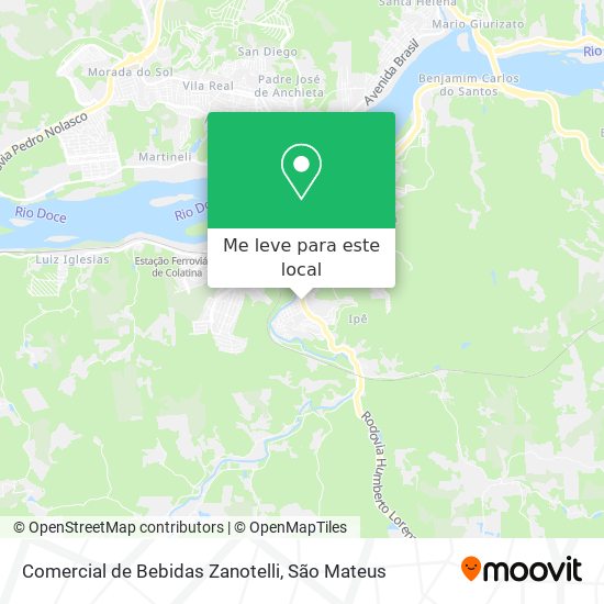 Comercial de Bebidas Zanotelli mapa
