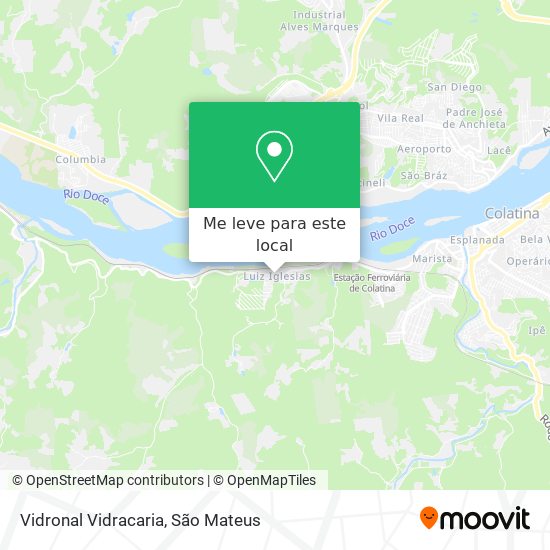 Vidronal Vidracaria mapa