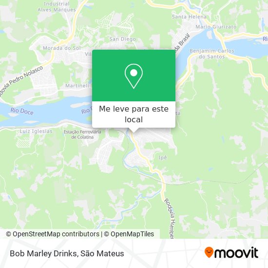 Bob Marley Drinks mapa