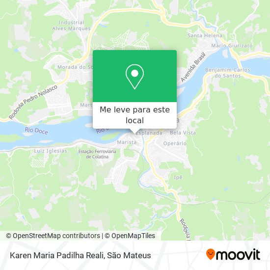 Karen Maria Padilha Reali mapa